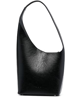 Aesther Ekme Lune Zip Grain Calf Leather Shoulder Bag