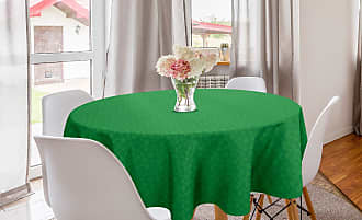 Pastel Green Burnt Orange Hunter Green Pale Olive Green Dining Room Kitchen Rectangular Table Cover Ambesonne Clover Tablecloth Irish Folk Pattern 60 X 84