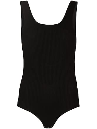 Ninety Percent Sophia scoop back bodysuit - women - Organic Cotton - S - Black