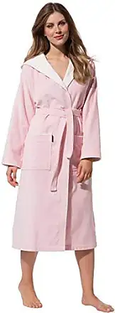 Cap de bain coton peignoir de bain avec capuche femme rose pour 99,000 DT