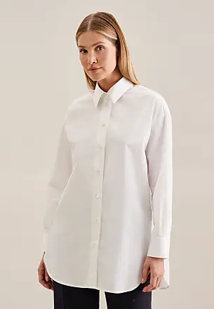 Langarm Blusen mit Print-Muster in Weiß: Shoppe bis zu −60% | Stylight