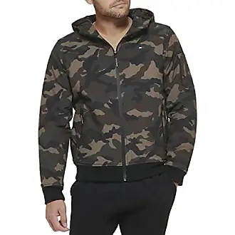 Mens EMR Camouflage Hooded Soft Shell Zipper Jacket Coat Inner