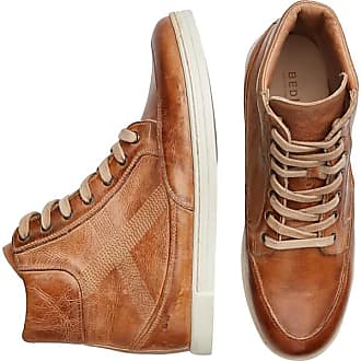 Louis Orlato Rubber-Trimmed Mesh and Full-Grain Leather High-Top Sneakers