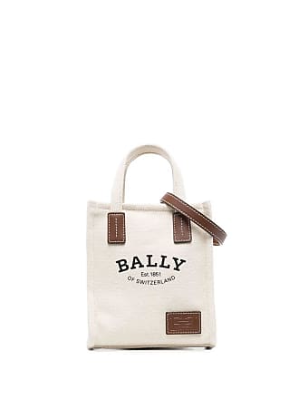 Bally Snakeskin-Pattern Shoulder Bag - Neutrals