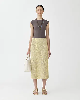 Fabiana Filippi tweed pencil skirt - Gold