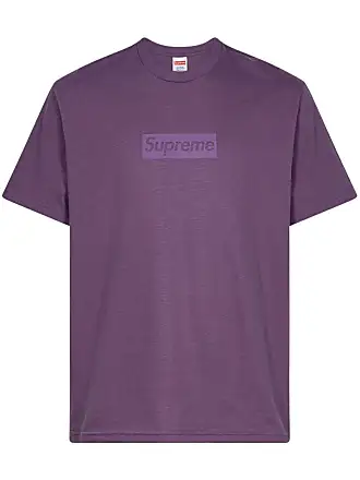 SUPREME Tonal Box logo-print T-shirt - unisex - Cotton - L - Purple