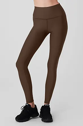 Spanx Shimmer Leggings Black Gold High Rise Stretch Pull On Size