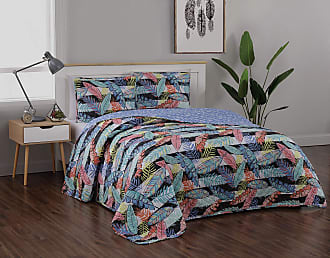 Geneva Home Fashion Bellamy Quilt Set, King, Multi