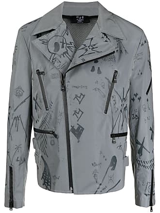 Leather Jackets for Men in Gray − Now: Shop up to −79% | Stylight