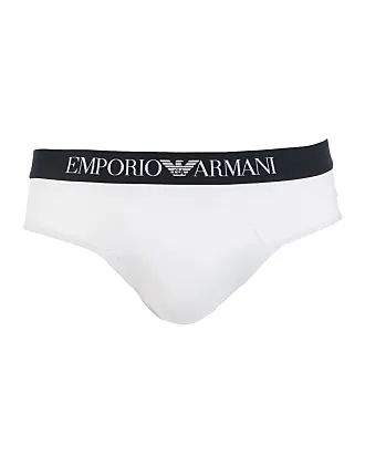 Men's Emporio Armani White Plain Underwear