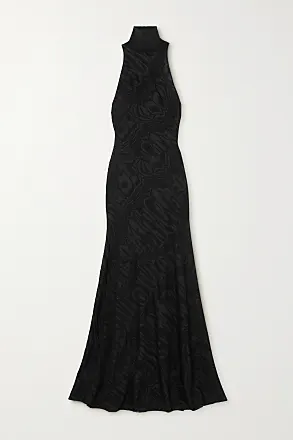 ALAÏA Archetypes draped stretch-mesh midi dress