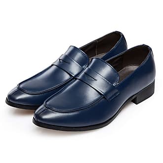 dark blue loafers mens