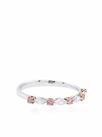 HYT Jewelry 18kt White Gold Argyle Pink Diamond Engagement Ring - Silver