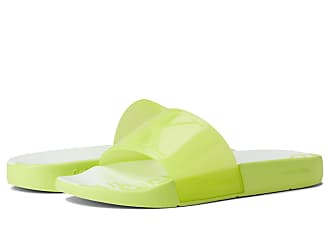 Calvin Klein Jeans Slide Monogram Co Sprout Green Mens Sliders Flip Flops, 8 UK / Sprout Green