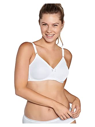 Naturana 5355  Pretty Non Wired Soft Cup Bra Lace Detail Ivory 34B New with Tags 