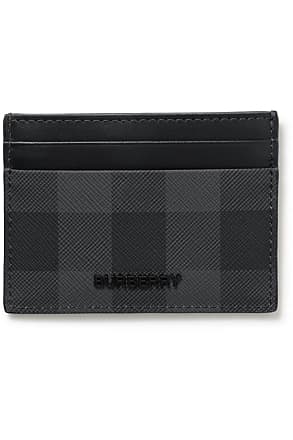 Burberry London Check Money Clip Wallet In Gray For Men, 52% OFF