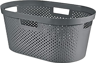 CURVER Panier à linge Infinity Dots 60 L blanc - Cdiscount Maison