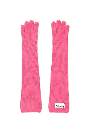 GANNI Long Fingerless Gloves - Farfetch