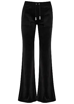 Juicy Couture Lala Logo Velour Sweatpants - Black - XL (UK 16 / XL)