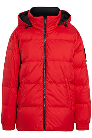 calvin klein puffer jacket red