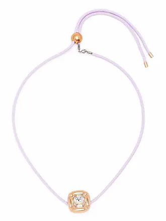 Niccolò Pasqualetti quartz-pendant String Necklace - Purple