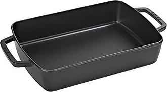 Staub 9X9 Square Covered Baking Dish Matte Black, Kitchen