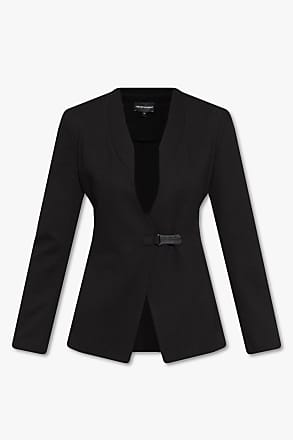 Mode Blazers Blazers en jersey Oui Blazer en jersey blanc-noir motif abstrait style d\u00e9contract\u00e9 