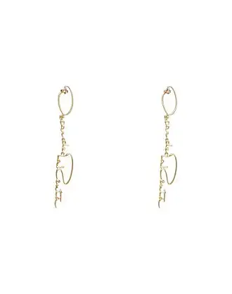 Oscar de la renta clearance drop earrings