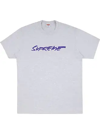 SUPREME Futura logo T-shirt - men - Cotton - M - Grey