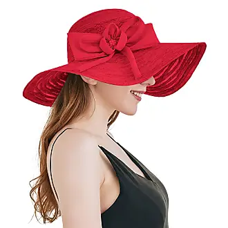 Red Derby Hats for Women 2023 Women Derby Church Dress Cloche Hat  Fascinator Floral Tea Party Wedding Bucket Hat Wedding Hat Derby Top Hat  Hot Pink Fascinator at  Women's Clothing store