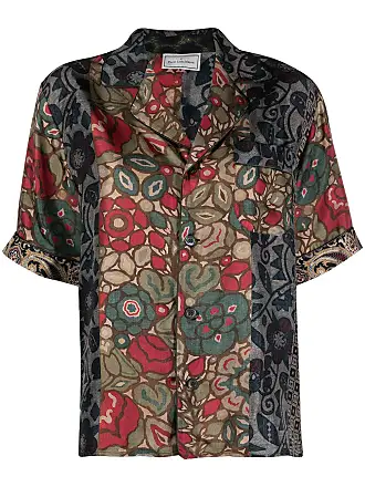 Pierre-Louis Mascia illustration-print Silk Shirt - Farfetch