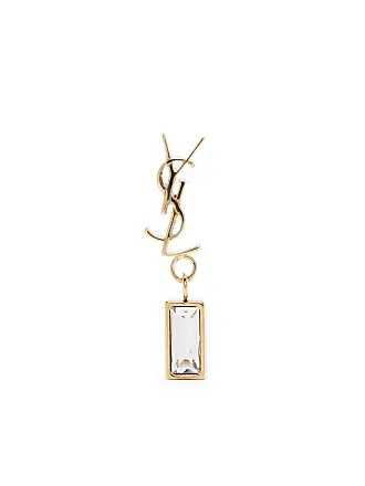 Saint Laurent - Opyum Ysl Monogram Brooch - Womens - Gold