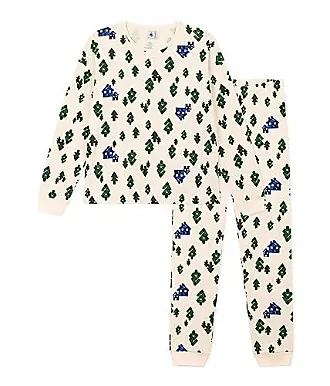 Petit Bateau Pyjama Fille, Blanc Avalanche / Multico, 2 ans : :  Mode