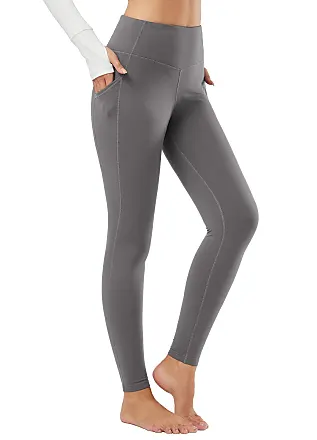 BALEAF Women's Fleece Lined Leggings Ultra Soft Winter Warm Thermal Thick Yoga  Pants Inner Pocket 25 Dark Grey XS at  Women's Clothing store