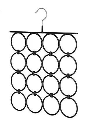 Simplify 25-Pack Velvet Clothing Hanger (Black) in the Hangers