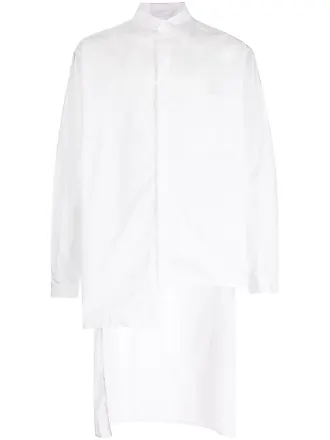 Asymmetrical-double-collar longline shirt, Yohji Yamamoto