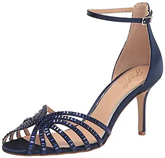 Navy blue hotsell stiletto sandals