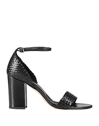 Sandales Satin Bianca Di en coloris Noir Femme Chaussures Chaussures à talons Sandales à talons 
