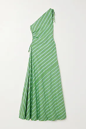 FAITHFULL THE BRAND Linen dress VALERINA in green/ light blue/ yellow