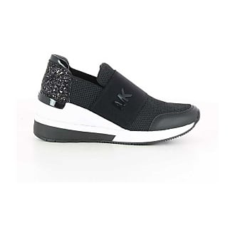 Michael Kors Sneakers met veters zwart-wit prints met een thema Schoenen Sneakers Sneakers met veters 