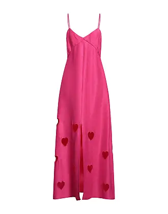 MSGM draped-detail asymmetric minidress - Pink