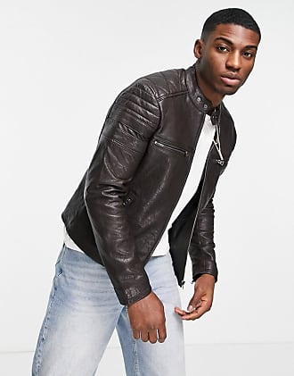 mauri leather biker jacket