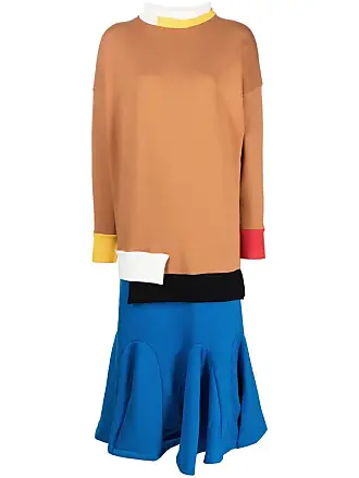 Enföld colour-block fine-knit cardigan - Neutrals