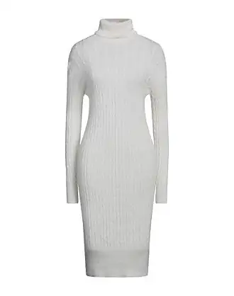 Bella Shirt Dress - Long Sleeve Collared Midi - White - LIVIFY