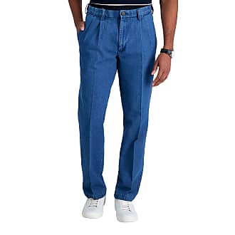 haggar mens denim pants