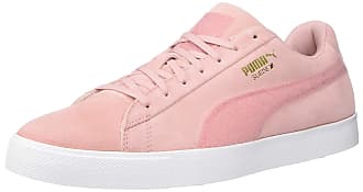 Mens Trainers PUMA Trainers for Men White PUMA Suede Trainers in Light Pink 