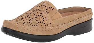 Easy Street Womens Kita Ballet Flat Mule, Beige, 6.5 Narrow