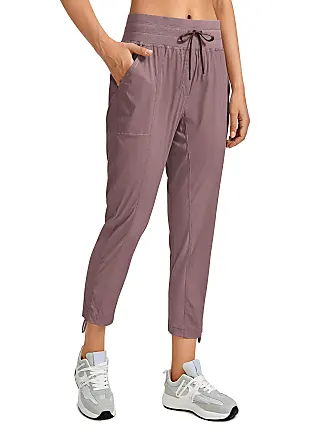CRZ YOGA Womens 4-Way Stretch Travel Casual 7/8 Ankle Pants 27.5  Sweatpants Lounge Outdoor
