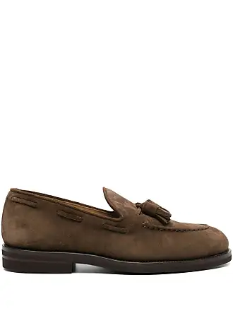 Henderson Baracco round-toe leather loafers - Brown