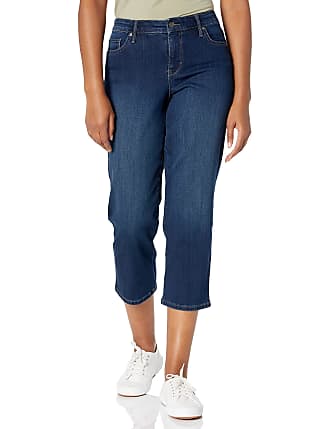 Gloria Vanderbilt Womens Generation Mr Straight Crop Jeans, Belleville, 12 Petite